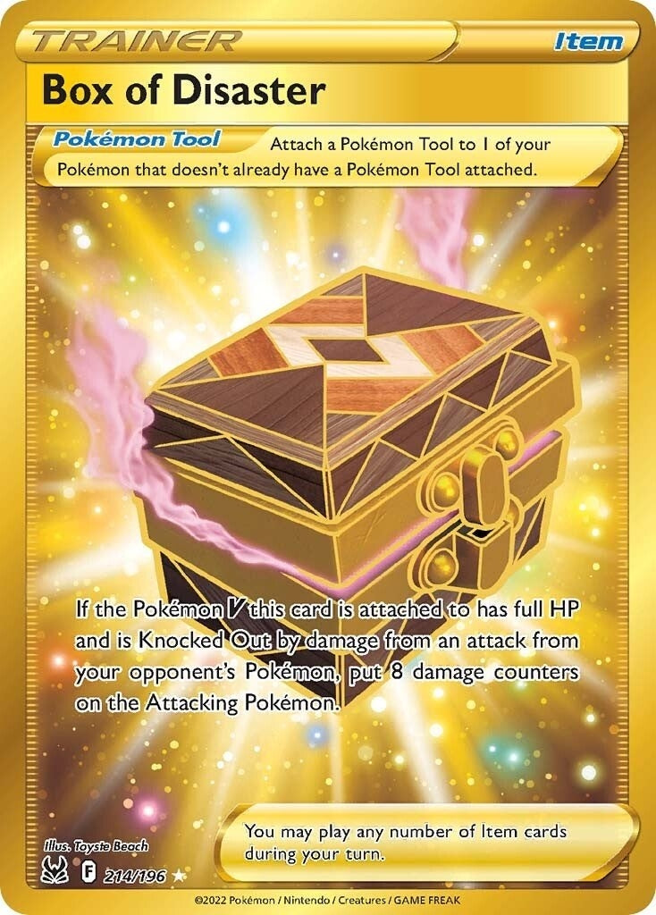 Box of Disaster (Secret) (214/196) (SWSH11: Lost Origin) Pokemon