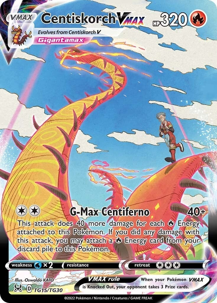 Image for Centiskorch VMAX (TG15/TG30) (SWSH11: Lost Origin Trainer Gallery) - Pokemon