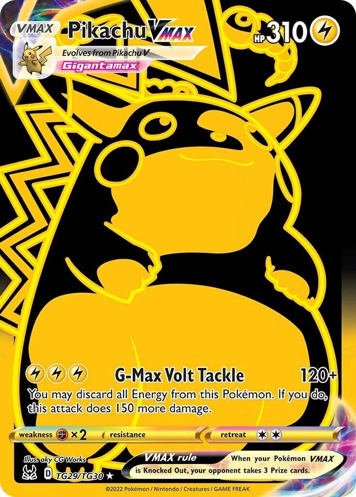 Image for Pikachu VMAX (Secret) (TG29/TG30) (SWSH11: Lost Origin Trainer Gallery) - Pokemon