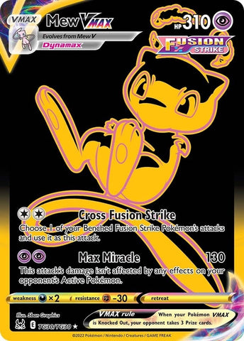 Image for Mew VMAX (Secret) (TG30/TG30) (SWSH11: Lost Origin Trainer Gallery) - Pokemon