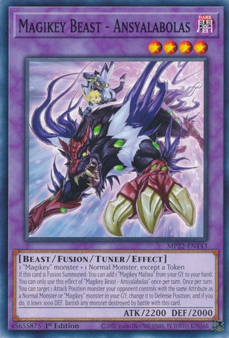 Magikey Beast - Ansyalabolas (MP22-EN143) (2022 Tin of the Pharaoh's Gods) YuGiOh