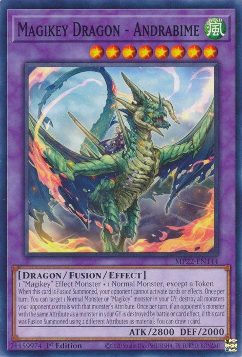 Magikey Dragon - Andrabime (MP22-EN144) (2022 Tin of the Pharaoh's Gods) YuGiOh