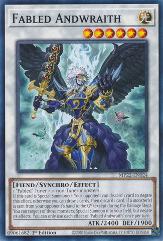 Fabled Andwraith (MP22-EN024) (2022 Tin of the Pharaoh's Gods) YuGiOh