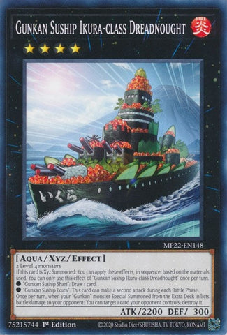 Gunkan Suship Ikura-class Dreadnought (MP22-EN148) (2022 Tin of the Pharaoh's Gods) YuGiOh