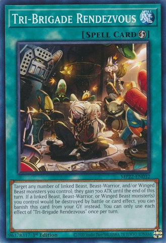 Tri-Brigade Rendezvous (MP22-EN032) (2022 Tin of the Pharaoh's Gods) YuGiOh