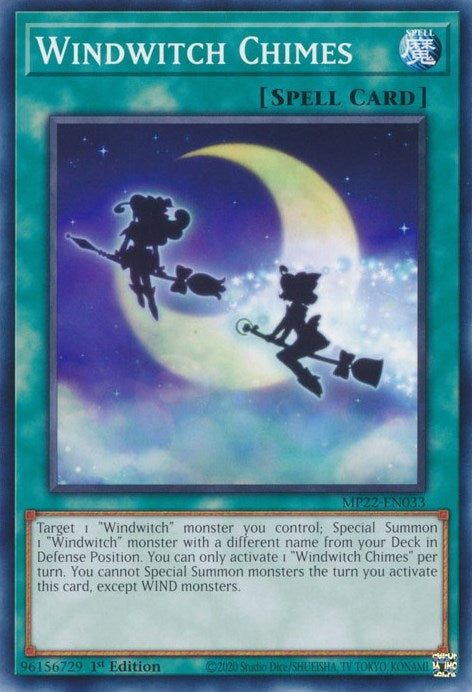 Windwitch Chimes (MP22-EN033) (2022 Tin of the Pharaoh's Gods) YuGiOh