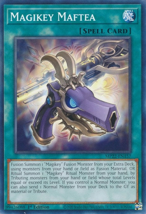 Magikey Maftea (MP22-EN157) (2022 Tin of the Pharaoh's Gods) YuGiOh