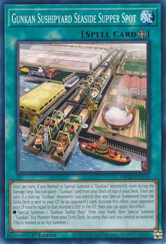 Gunkan Sushipyard Seaside Supper Spot (MP22-EN159) (2022 Tin of the Pharaoh's Gods) YuGiOh