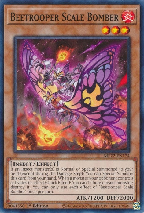Beetrooper Scale Bomber (MP22-EN174) (2022 Tin of the Pharaoh's Gods) YuGiOh