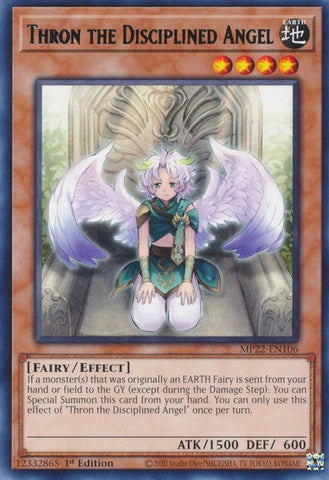 Thron the Disciplined Angel (MP22-EN106) (2022 Tin of the Pharaoh's Gods) YuGiOh