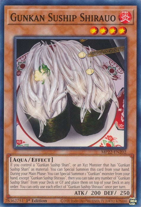 Gunkan Suship Shirauo (MP22-EN202) (2022 Tin of the Pharaoh's Gods) YuGiOh