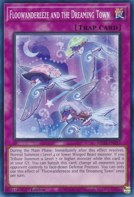 Floowandereeze and the Dreaming Town (MP22-EN227) (2022 Tin of the Pharaoh's Gods) YuGiOh
