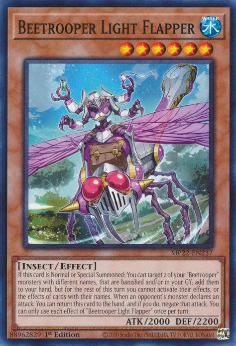 Beetrooper Light Flapper (MP22-EN237) (2022 Tin of the Pharaoh's Gods) YuGiOh