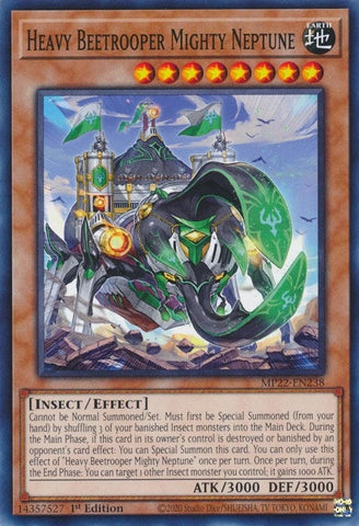 Heavy Beetrooper Mighty Neptune (MP22-EN238) (2022 Tin of the Pharaoh's Gods) YuGiOh