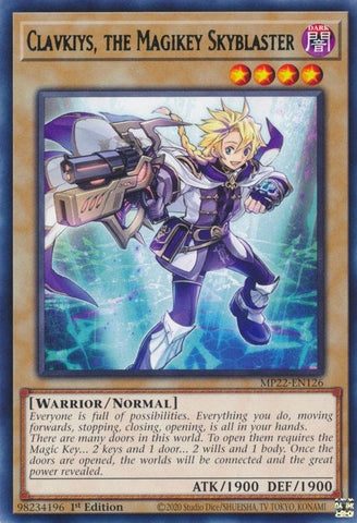 Clavkiys, the Magikey Skyblaster (MP22-EN126) (2022 Tin of the Pharaoh's Gods) YuGiOh