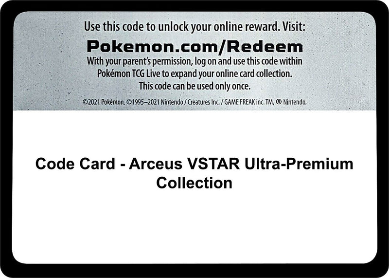 Image for Code Card - Arceus VSTAR Ultra-Premium Collection (Miscellaneous Cards & Products) (MCAP) - Pokemon