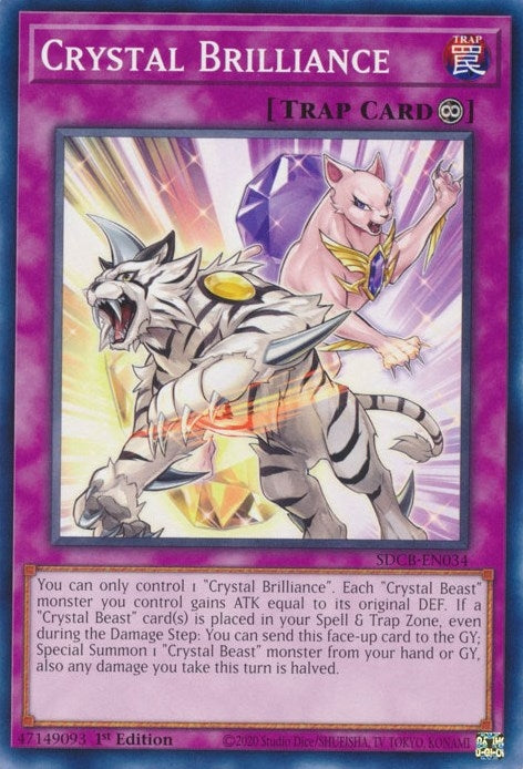Crystal Brilliance (SDCB-EN034) (Structure Deck: Legend of the Crystal Beasts) YuGiOh
