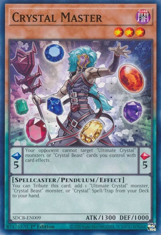 Crystal Master (SDCB-EN009) (Structure Deck: Legend of the Crystal Beasts) YuGiOh
