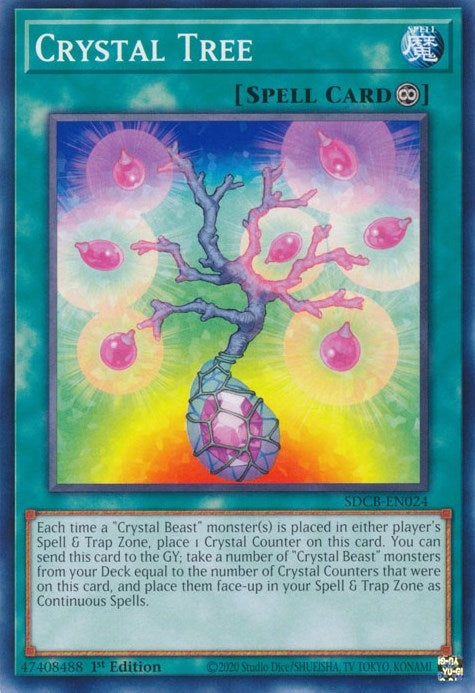 Crystal Tree (SDCB-EN024) (Structure Deck: Legend of the Crystal Beasts) YuGiOh