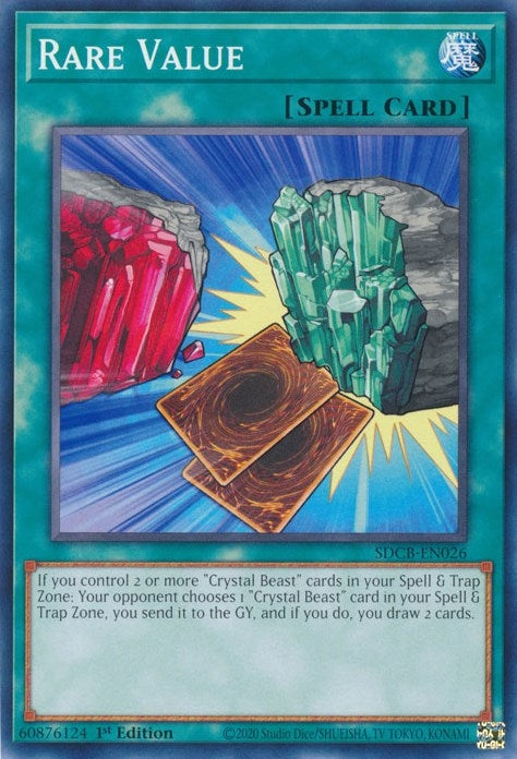 Rare Value (SDCB-EN026) (Structure Deck: Legend of the Crystal Beasts) YuGiOh