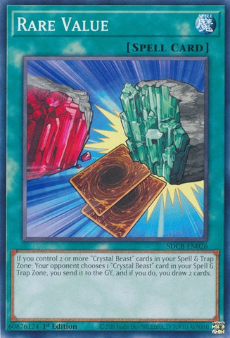 Rare Value (SDCB-EN026) (Structure Deck: Legend of the Crystal Beasts) YuGiOh