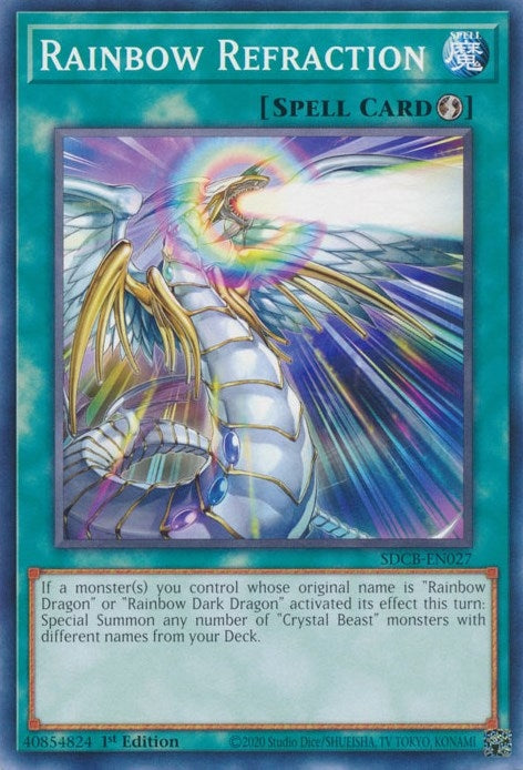 Rainbow Refraction (SDCB-EN027) (Structure Deck: Legend of the Crystal Beasts) YuGiOh
