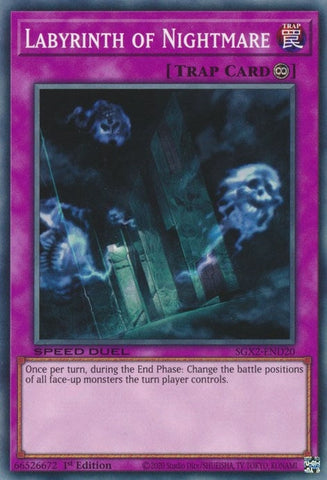 Labyrinth of Nightmare (SGX2-END20) (Speed Duel GX: Midterm Paradox) YuGiOh