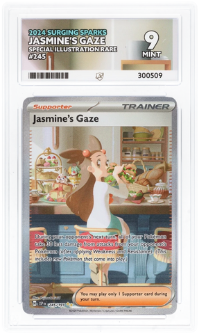 JASMINE'S GAZE - SPECIAL ILUSTRATION RARE - SURGING SPARKS- ACE 9 ACE Grading