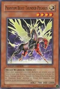Phantom Beast Thunder-Pegasus (GLD2-EN013) (Gold Series 2009) YuGiOh