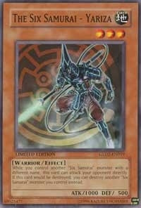 The Six Samurai - Yariza (GLD2-EN019) (Gold Series 2009) YuGiOh