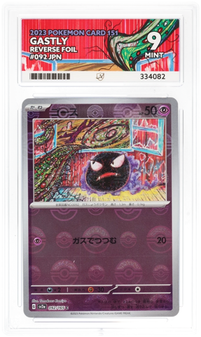 GASTLY - REVERSE FOIL - 151 JPN - ACE 9 ACE Grading