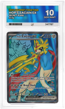 HOP'S ZACIAN EX - SECRET RARE - JOURNEY TOGETHER - ACE 10 ACE Grading