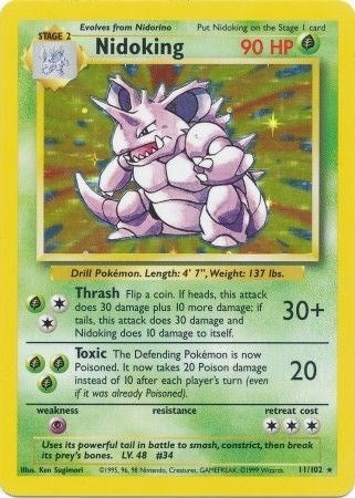 Image for Nidoking (011/102) - Pokemon