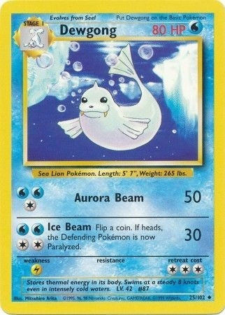 Image for Dewgong (025/102) - Pokemon
