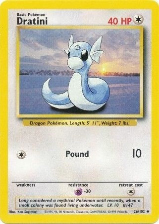 Image for Dratini (026/102) - Pokemon