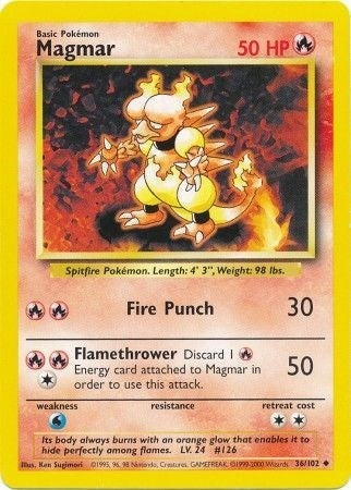 Image for Magmar (036/102) - Pokemon