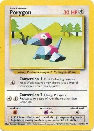 Image for Porygon (039/102) - Pokemon
