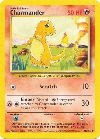 Image for Charmander (046/102) - Pokemon