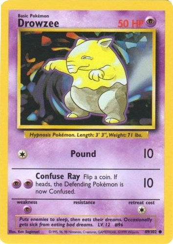Image for Drowzee (049/102) - Pokemon