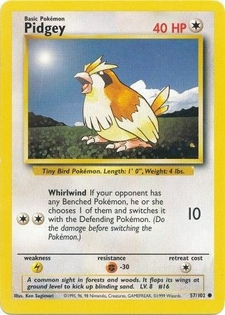 Image for Pidgey (057/102) - Pokemon