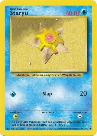 Image for Staryu (065/102) - Pokemon