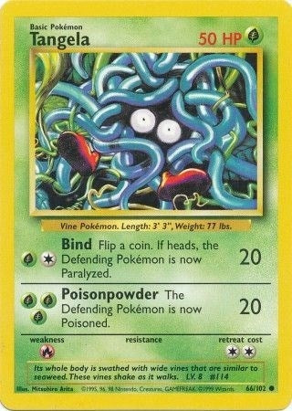 Image for Tangela (066/102) - Pokemon