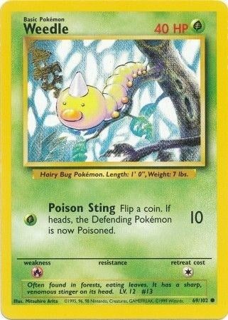 Image for Weedle (069/102) - Pokemon