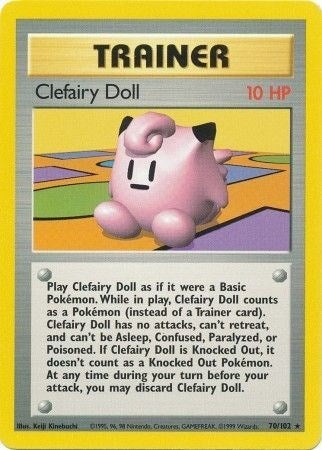 Image for Clefairy Doll (070/102) - Pokemon