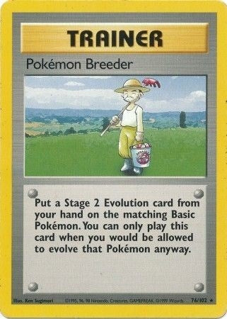 Image for Pokemon Breeder (076/102) - Pokemon