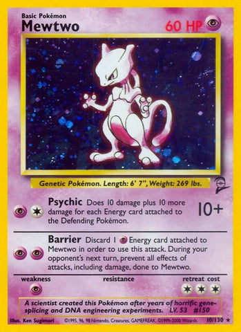 Image for Mewtwo (010/130) - Pokemon