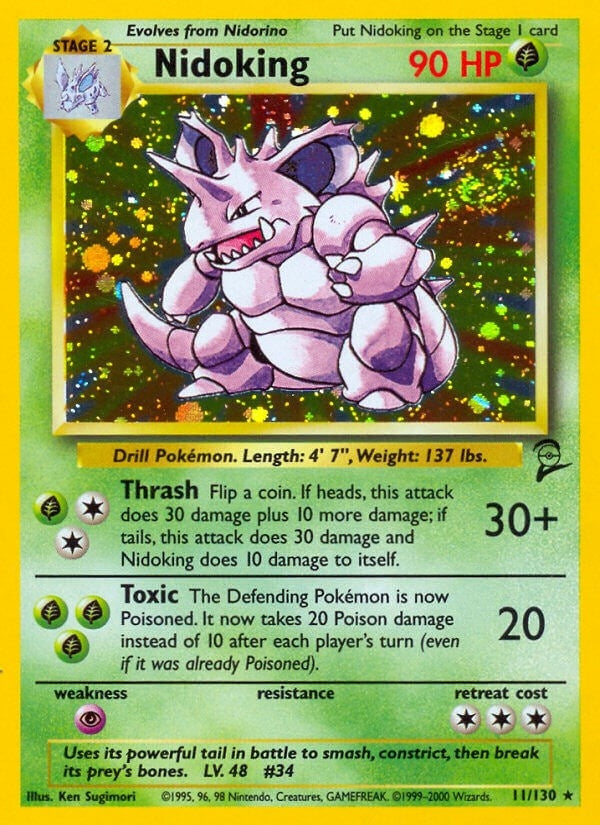 Image for Nidoking (011/130) - Pokemon