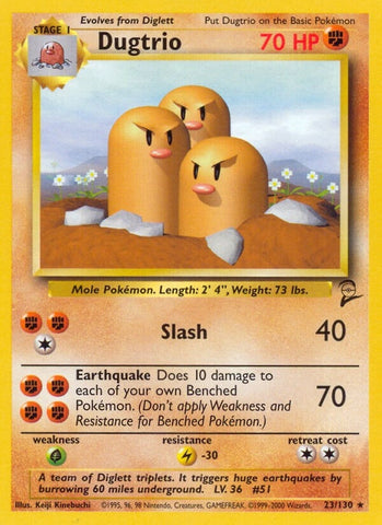 Image for Dugtrio (023/130) - Pokemon