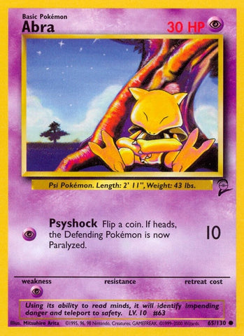 Image for Abra (065/130) - Pokemon