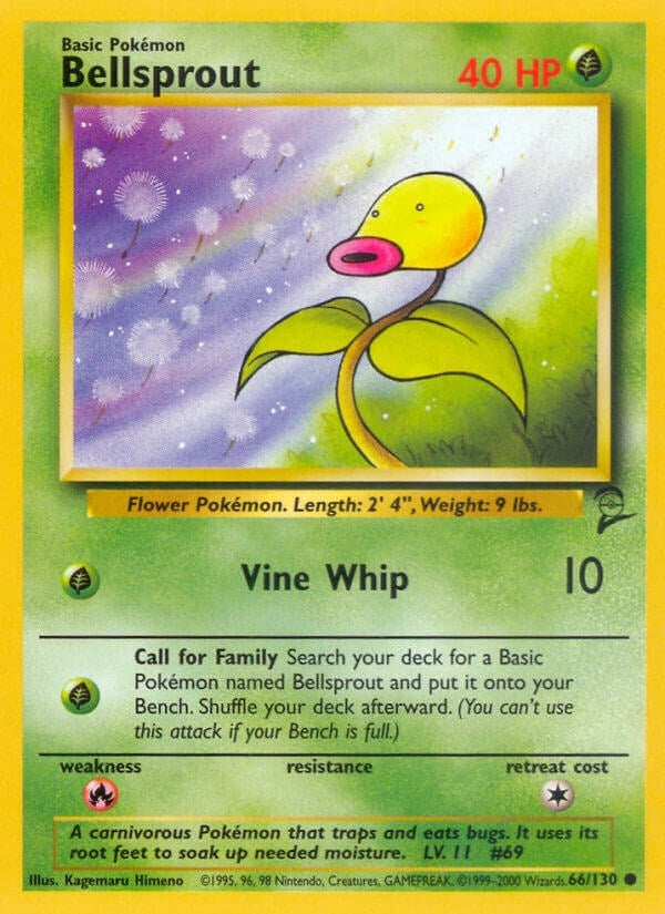 Image for Bellsprout (066/130) - Pokemon